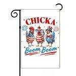 Chicka Boom Boom Patriotic Garden Flag U-1000