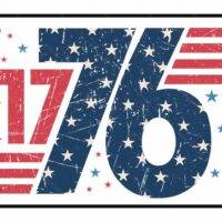 1776 Independence Day Patriotic License Plate U-999