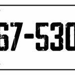 867-5309 License Plate S-1004