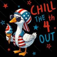 Chill The 4th Out Independence Day Celebration Metal Photo H-1015