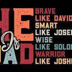 He Is Dad Inspirational Metal Photo F-1013