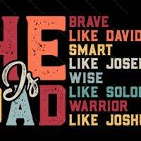 He Is Dad Inspirational Metal Photo F-1013