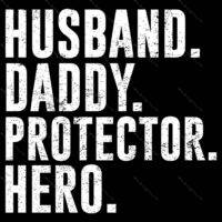 Husband Daddy Protector Hero Metal Photo F-1003
