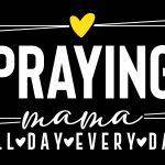 Praying Mama Inspirational Metal Photo I-993