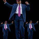 Trump Dancing Metal Photo T-1008