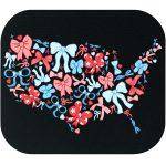 USA Composed Of Bows Mouse Pad U-1010