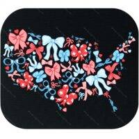 USA Composed Of Bows Mouse Pad U-1010