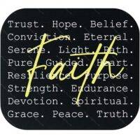 Words Of Faith Mouse Pad I-1016