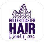 Roller Coaster Hair Don't Care Amusement Park Mouse Pad F-1006