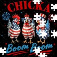 Chicka Boom Boom Patriotic Jigsaw Puzzle U-1000
