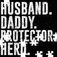 Husband Daddy Protector Hero Jigsaw Puzzle F-1003