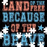 Land Of The Free Because Of The Brave Jigsaw Puzzle U-1007