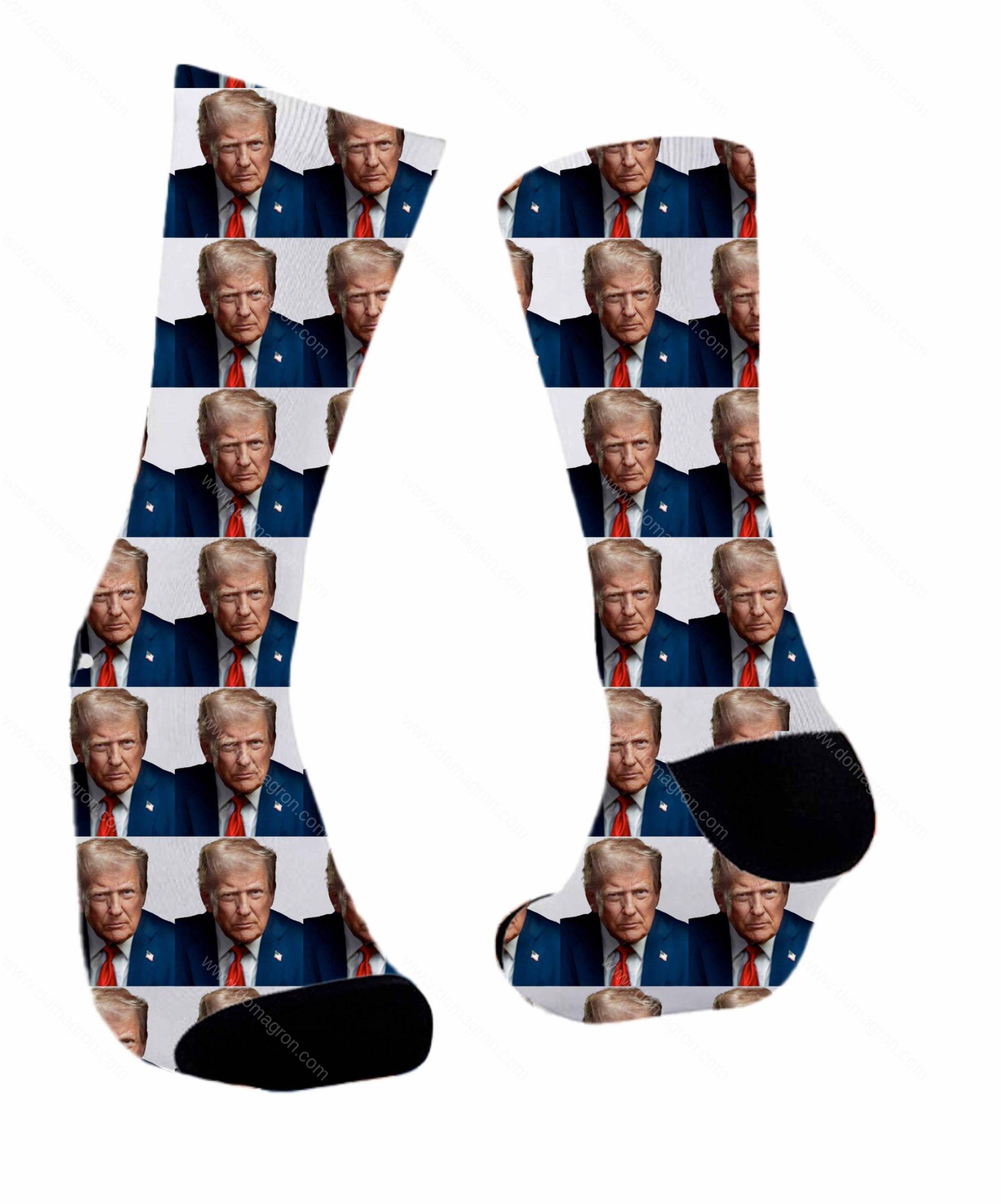 Trump 2024 Presidential Photo Ver 2 Sock T-992