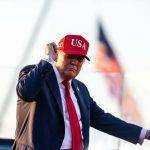 Trump Dancing on July 4th 2025 Celebration Metal Photo