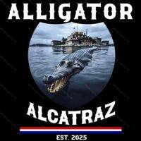 Alligator Alcatraz Direct to Film (DTF) Heat TransferT-1024
