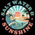 Salt Water & Sunshine Summertime Direct to Film (DTF) Heat Transfer F-1023