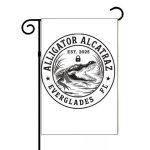 Alligator Alcatraz Garden Flag P-1027