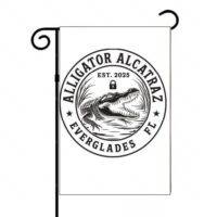 Alligator Alcatraz Garden Flag P-1027