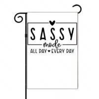 Sassy Mode All Day Every Day Garden Flag S-961