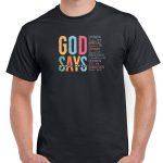 God Says Shirt I-1040