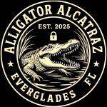 Alligator Alcatraz Metal Photo P-1027