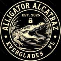 Alligator Alcatraz Metal Photo P-1027