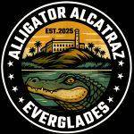 Alligator Alcatraz Metal Photo P-1033