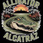 Alligator Alcatraz Metal Photo P-1035