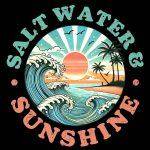 Salt Water & Sunshine Summertime Metal Photo F-1023