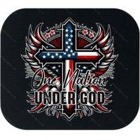 One Nation Under God Patriotic Mouse Pad U-1036