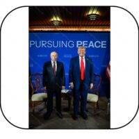 Trump and Putin at October Peace Summit In Alaska Mouse Pad