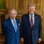 Donald Trump And King Charles Metal Photo