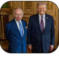 Donald Trump And King Charles Mouse Pad