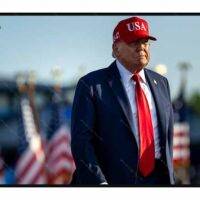 Donald Trump on July 4th 2025 Celebration At White House License Plate