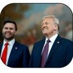 Trump And Vance At Event Mouse Pad