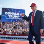 Trump During July 4, 2025 Celebration Metal Photo