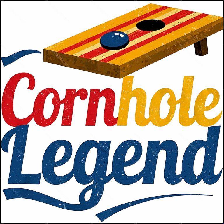 Cornhole Legend Direct to Film (DTF) Heat Transfer C-1085