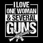 I Love One Woman Direct to Film (DTF) Heat Transfer N-1053