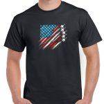 Fighter Jet American Flag Shirt U-1069