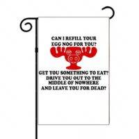 Can I Refill Your Egg Nog For You? Garden Flag H-1067