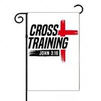 Cross Training John 3:16 Garden Flag I-1061