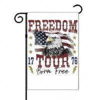 Freedom Tour Patriotic Garden Flag U-1066