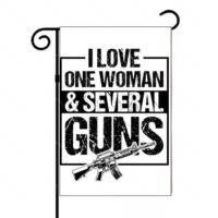 I Love One Woman Garden Flag N-1053