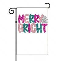 Merry & Bright Garden Flag H-1111