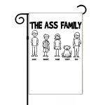The Ass Family Garden Flag S-1056