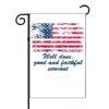 Well Done, Good And Faithful Servant Quote With Flag Garden Flag Q-1091