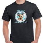 Peekaboo Reindeer Merry Christmas Shirt H-1100