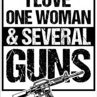 I Love One Woman Metal Photo N-1053