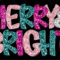 Merry & Bright Metal Photo H-1111