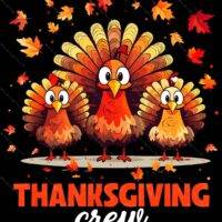 Thanksgiving Crew Metal Photo H-1103
